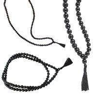 Black Jade Necklace Mala